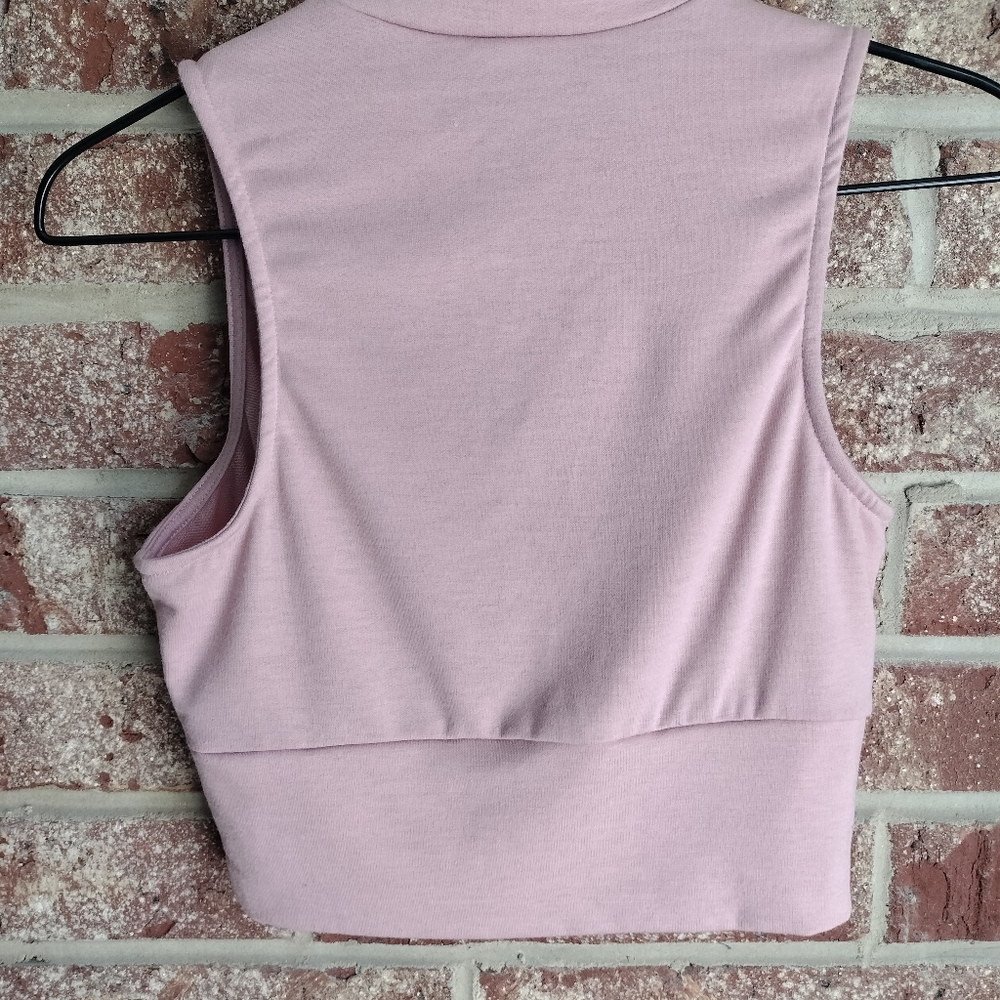 K Too Blush Crop Top Set w/ Joggers - Picture 7 of 10
